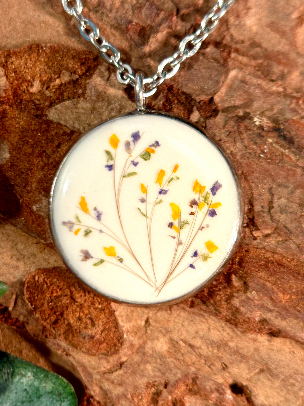 Hair art necklace