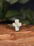 The Faith ring in 14K Gold